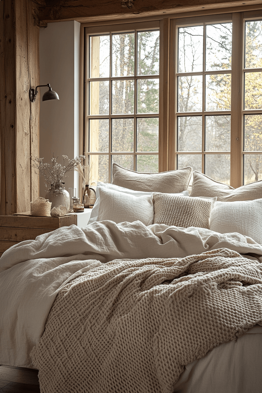 cozy neutral bedroom