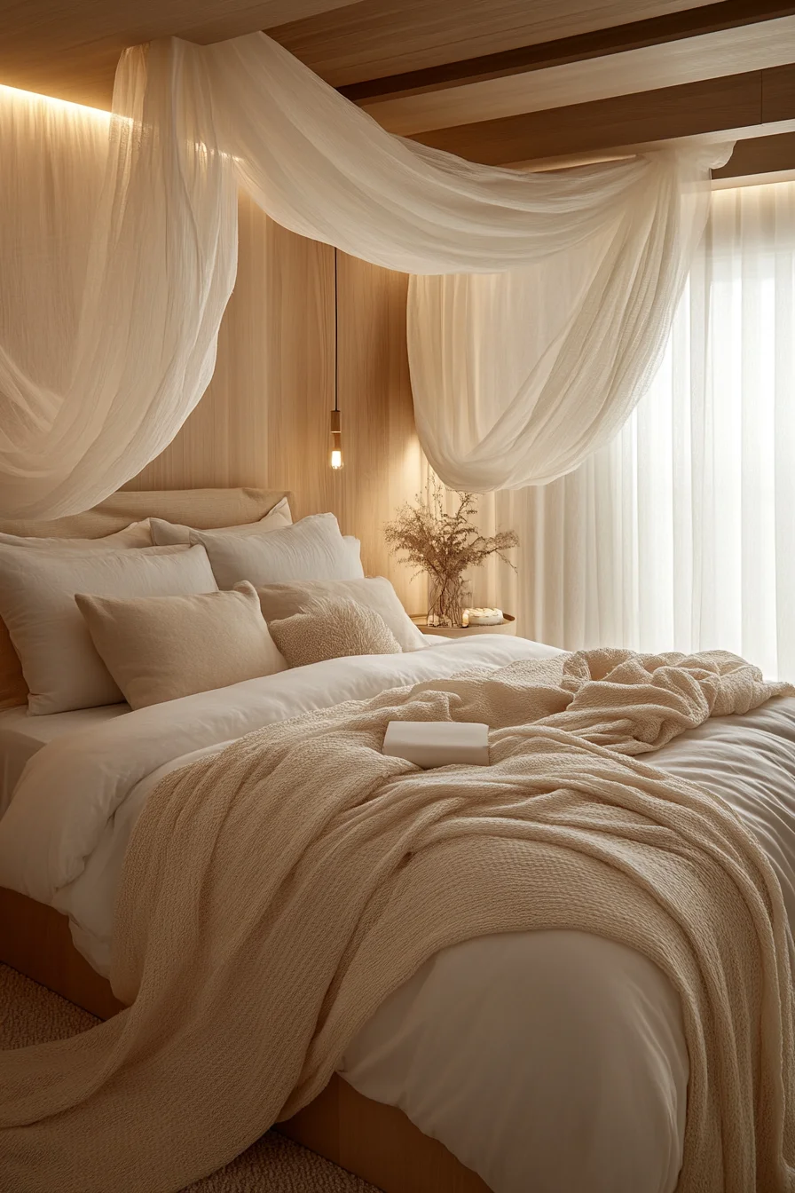 cozy neutral bedroom