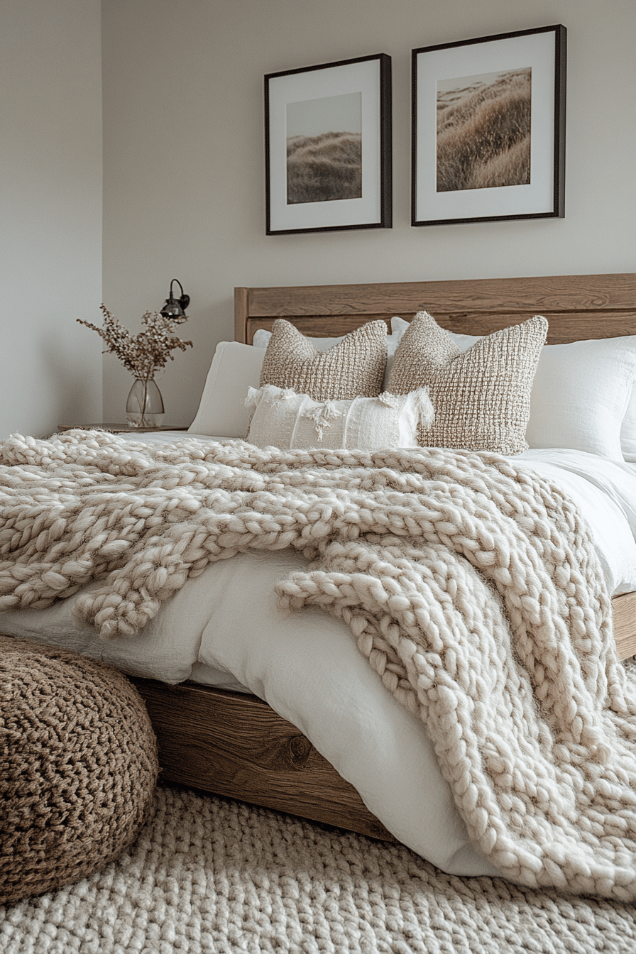 cozy neutral bedroom