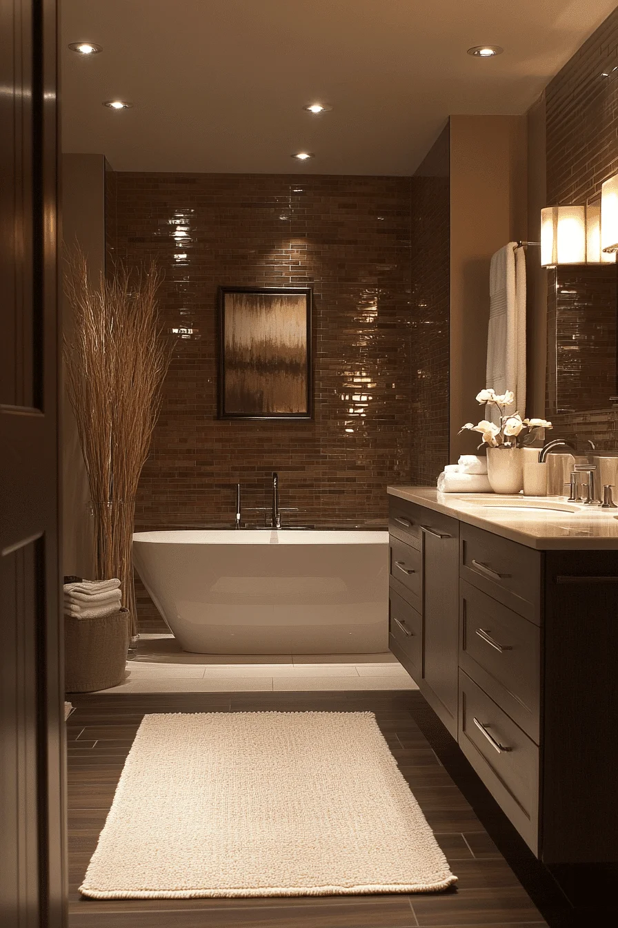 Minimalist bathroom design