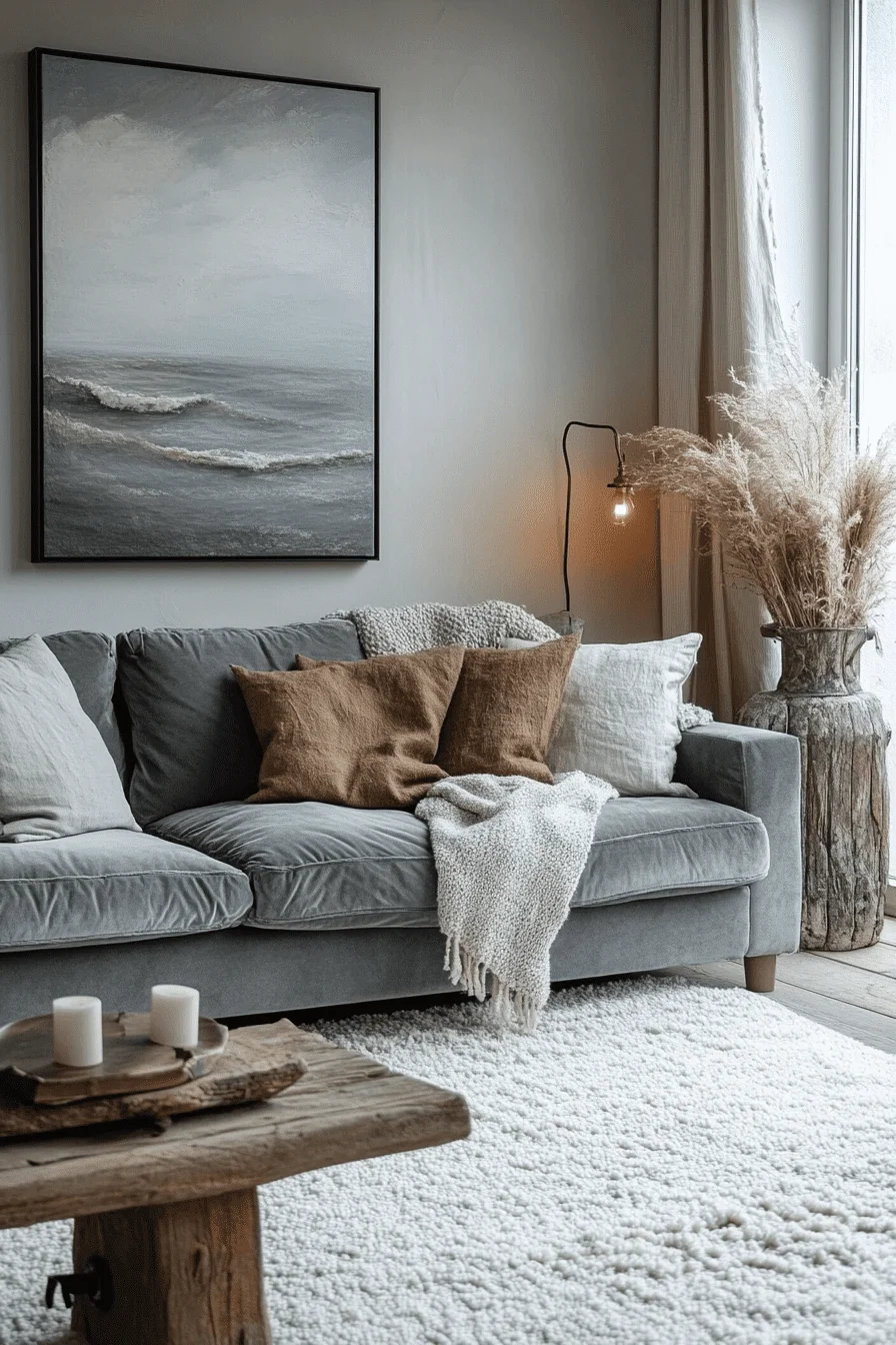 Textured minimalist relaxation lounge