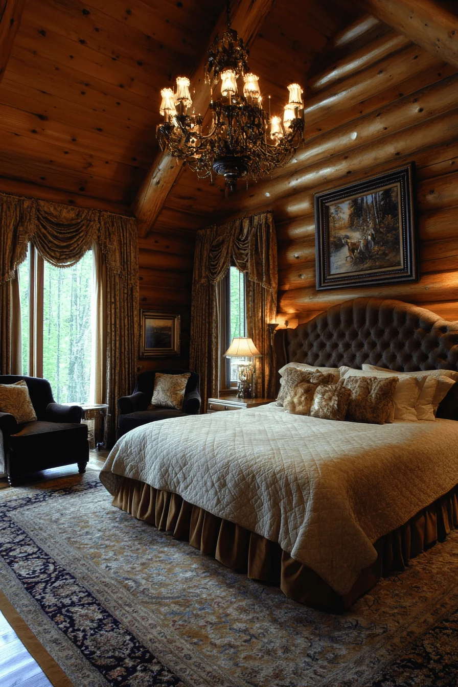 log home aesthetic