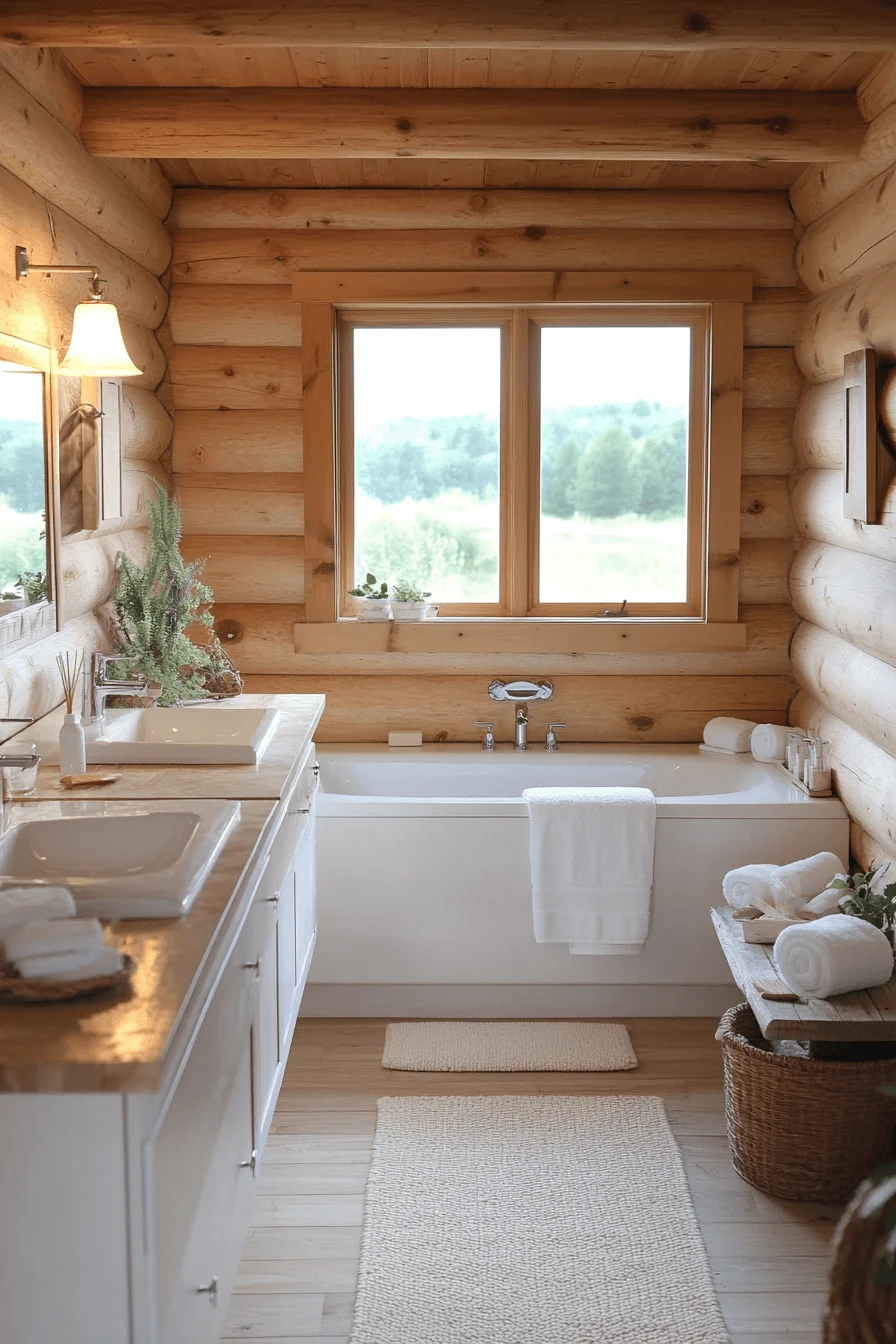 log home aesthetic