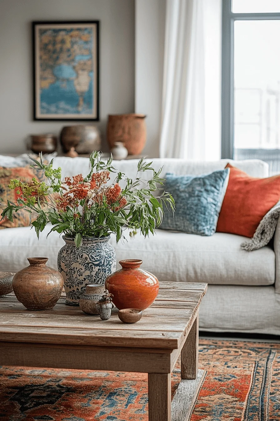 travel coffee table decor