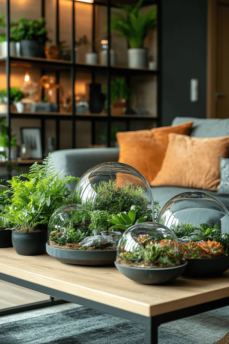 indoor garden coffee table decor