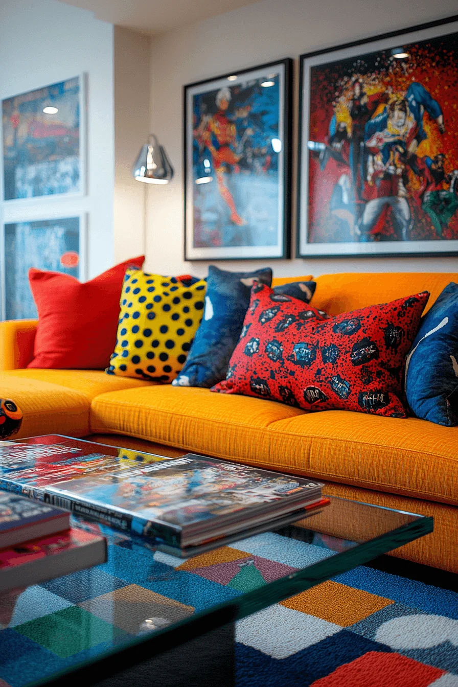 pop culture coffee table decor