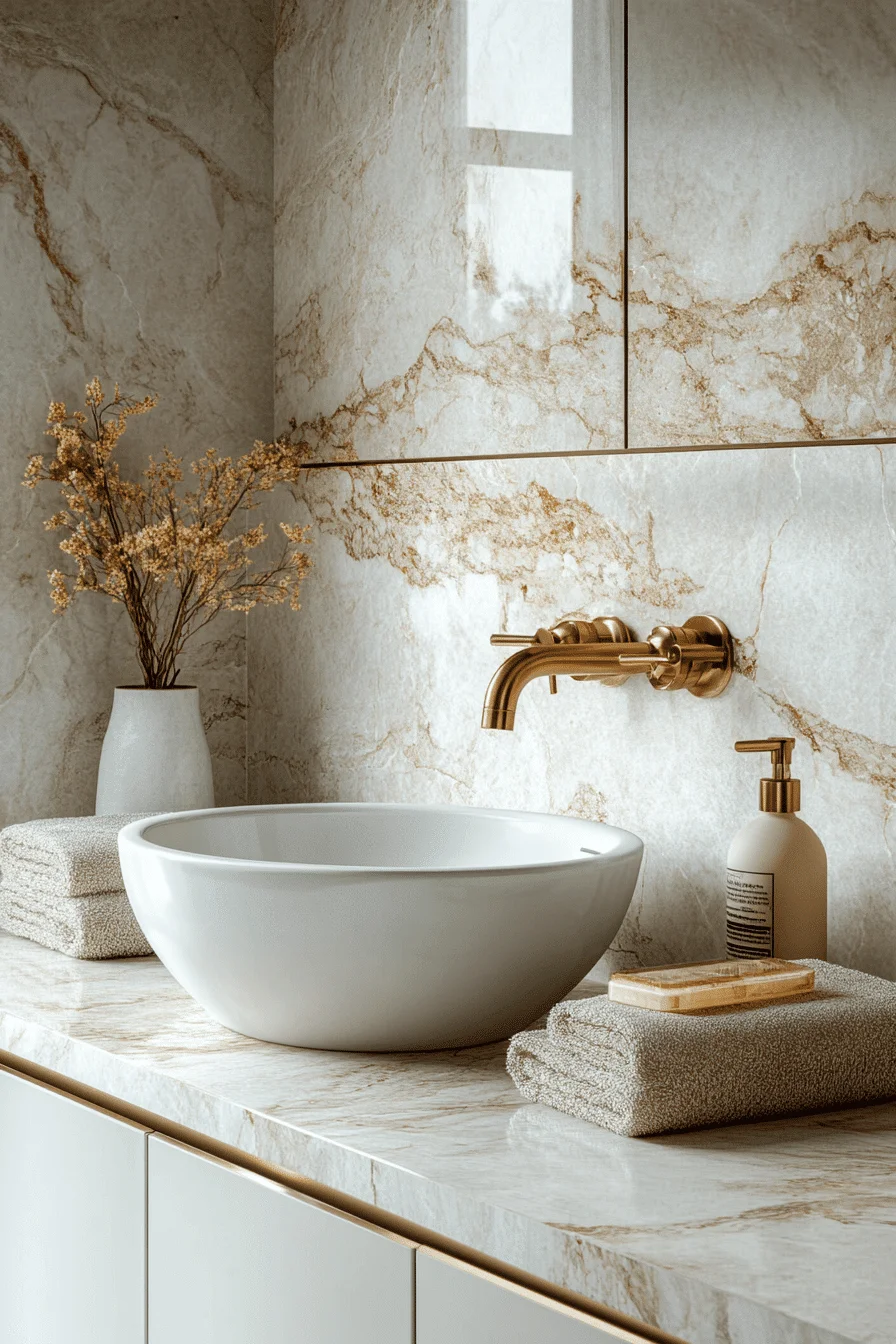 Marble Effect Bathroom