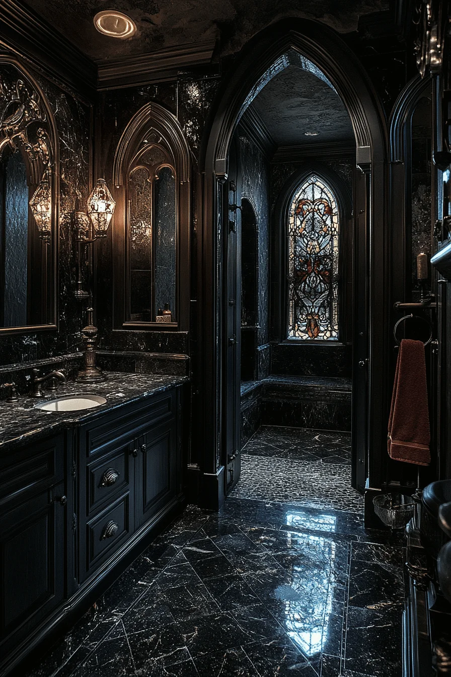 Gothic Modern Bathroom