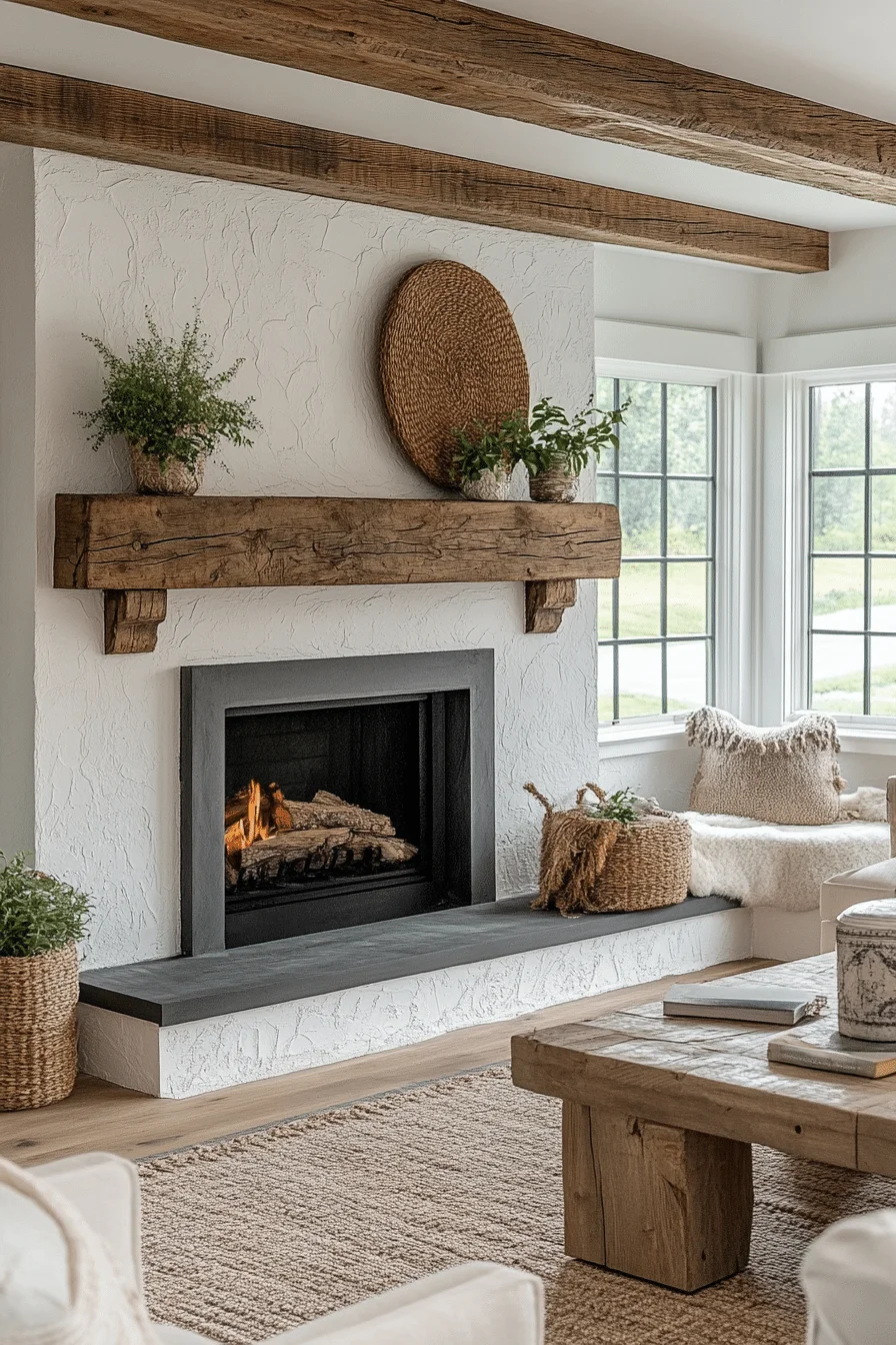 Farmhouse Fireplace