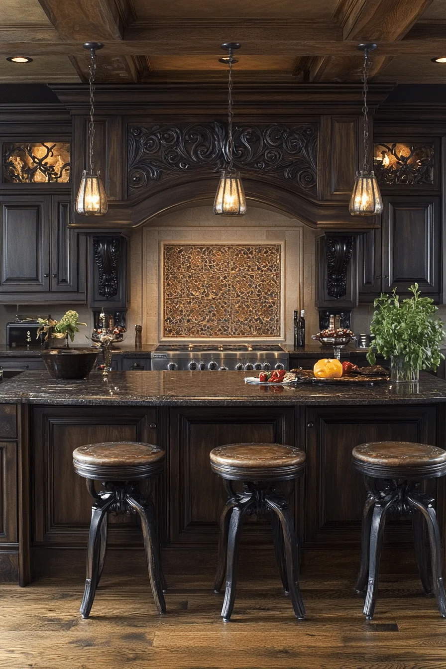 oak kitchen cabinets