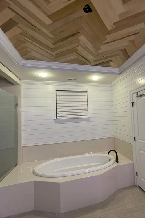 Wood Trim Ceiling Accent