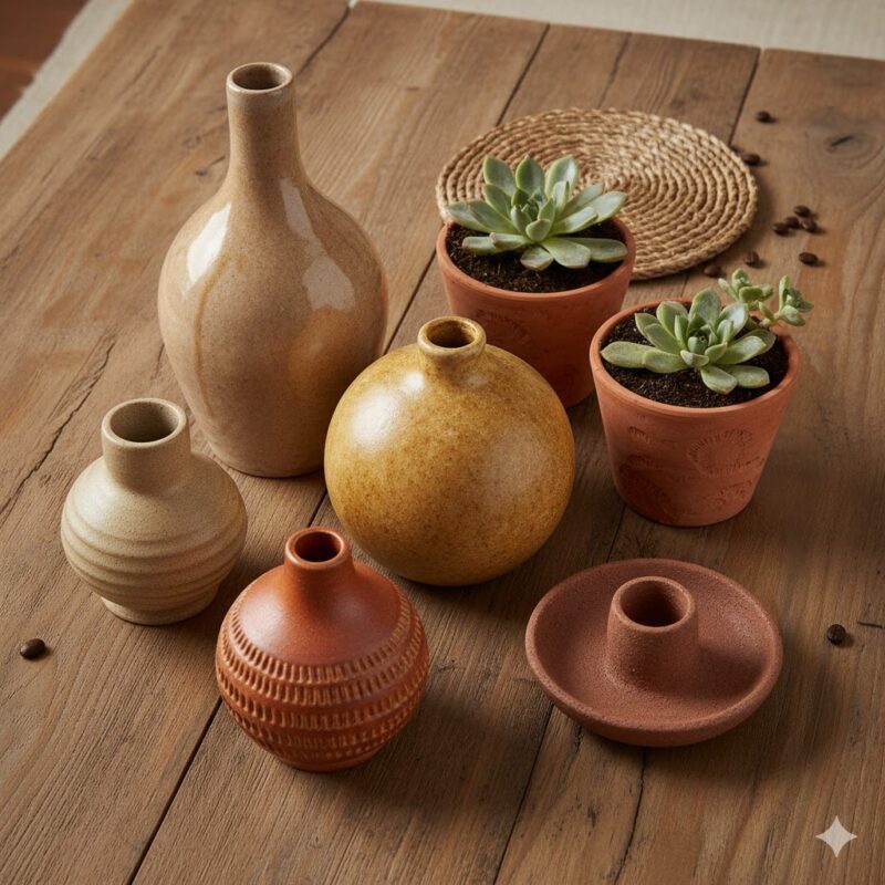 Stone and ceramic decor