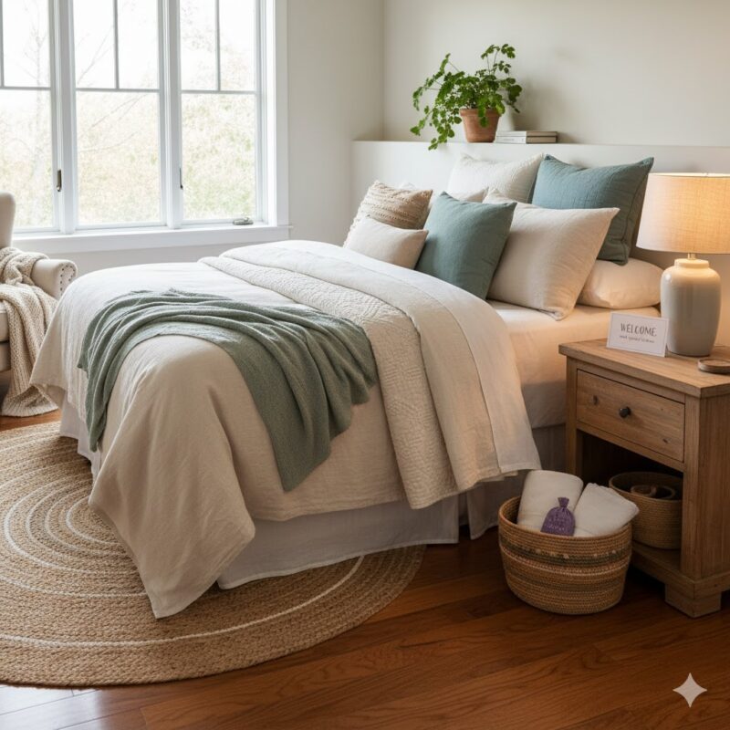 Cozy guest bedroom