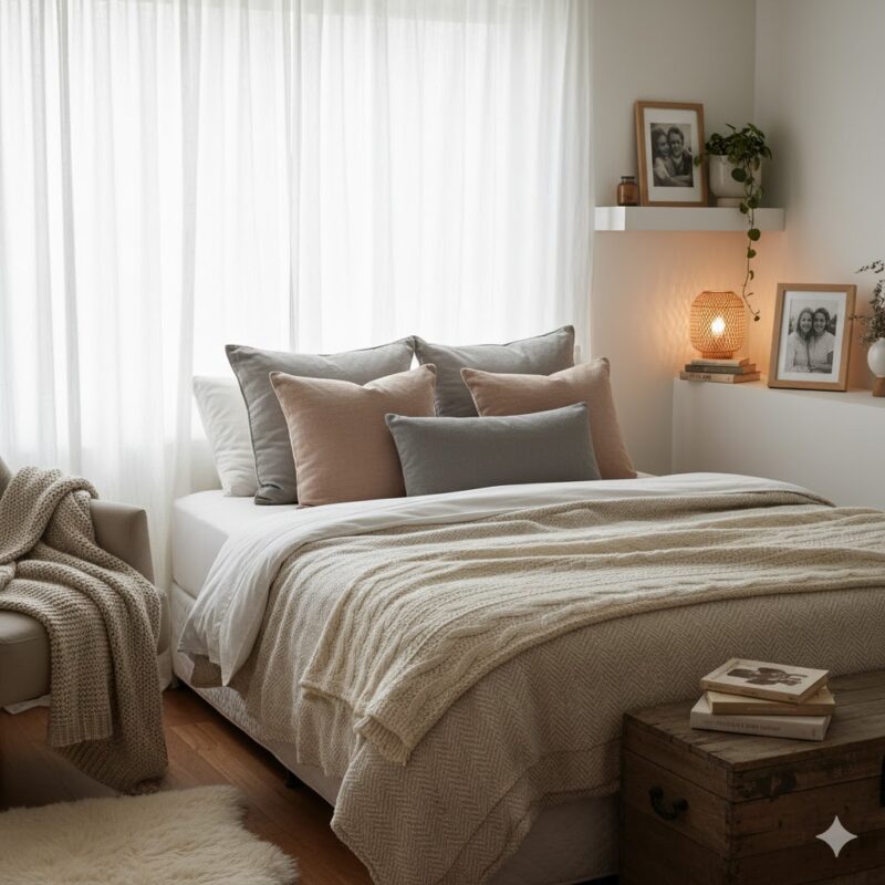 Personalized cozy bedroom
