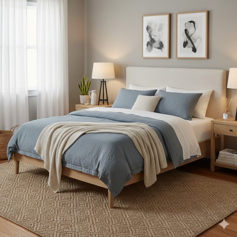 Personal yet neutral guest room design