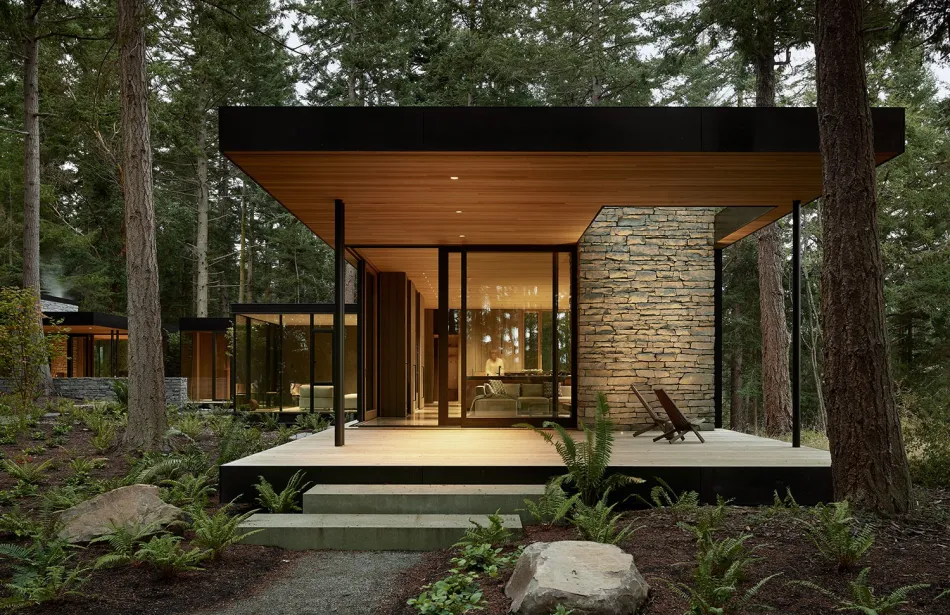 Minimalist modern cabin