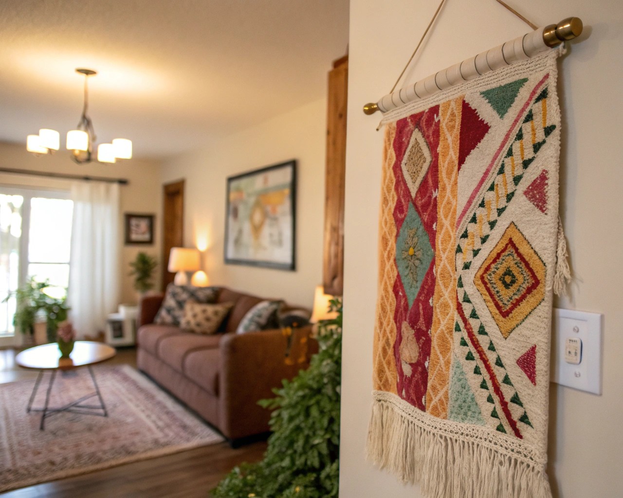 Craft personalized art that enhances your living room's atmosphere.