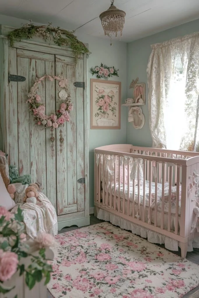 Vintage Grace Barndominium Nursery
