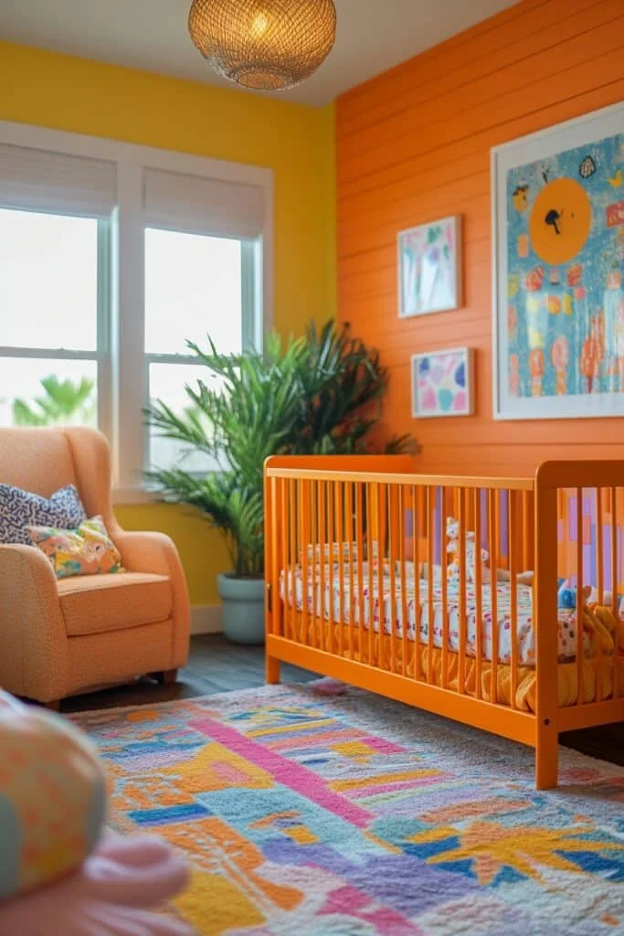 Vibrant Joy Barndominium Nursery