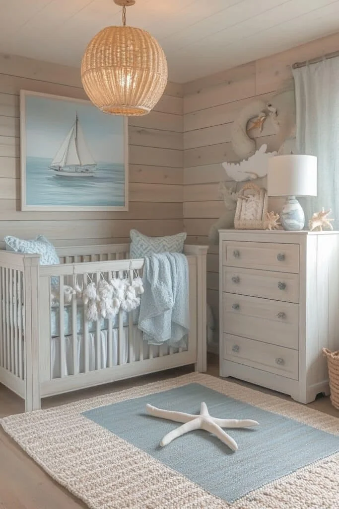 Coastal Breeze Barndominium Nursery