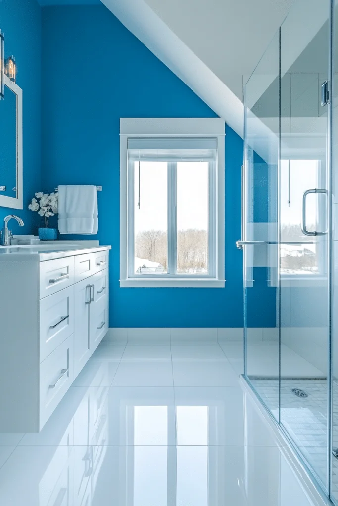 Sleek Azure Modernity