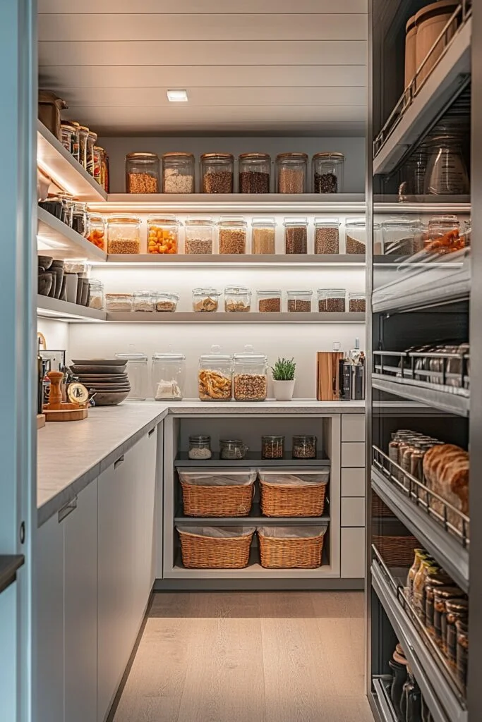 Compact Nordic Pantry