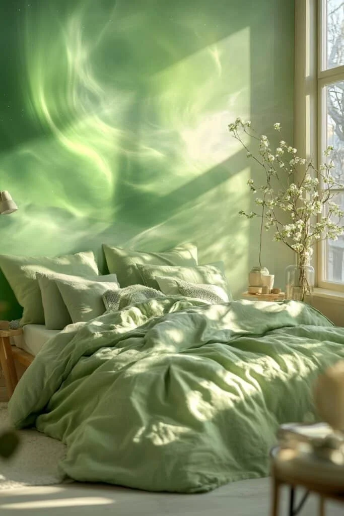 Northern Lights Inspired Room