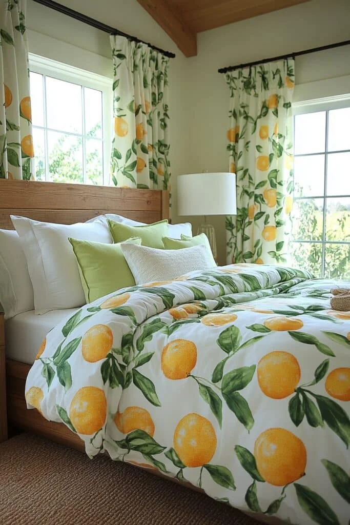 Citrus-Inspired Refreshing Space