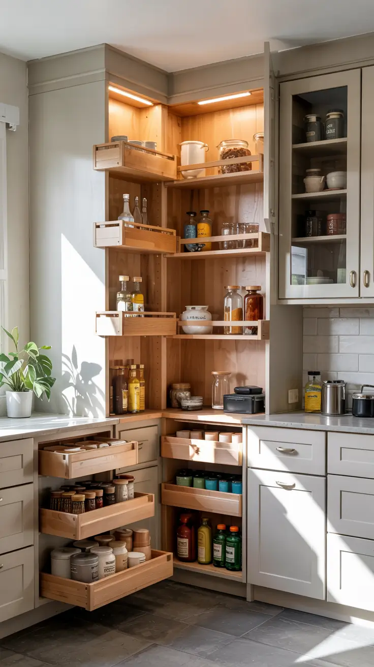 Corner Pantry Ideas 2026: Clever Layouts for Modern & Small Kitchens