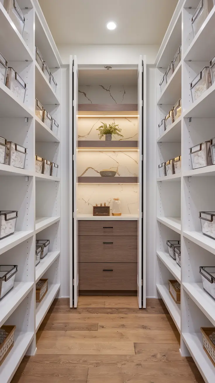 Narrow Walk-In Pantry Ideas 2026: Smart Layouts, Shelving & Design Tips