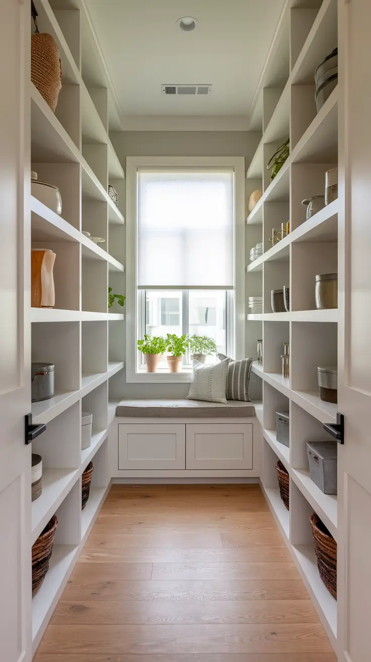 Narrow Walk-In Pantry Ideas 2026: Smart Layouts, Shelving & Design Tips