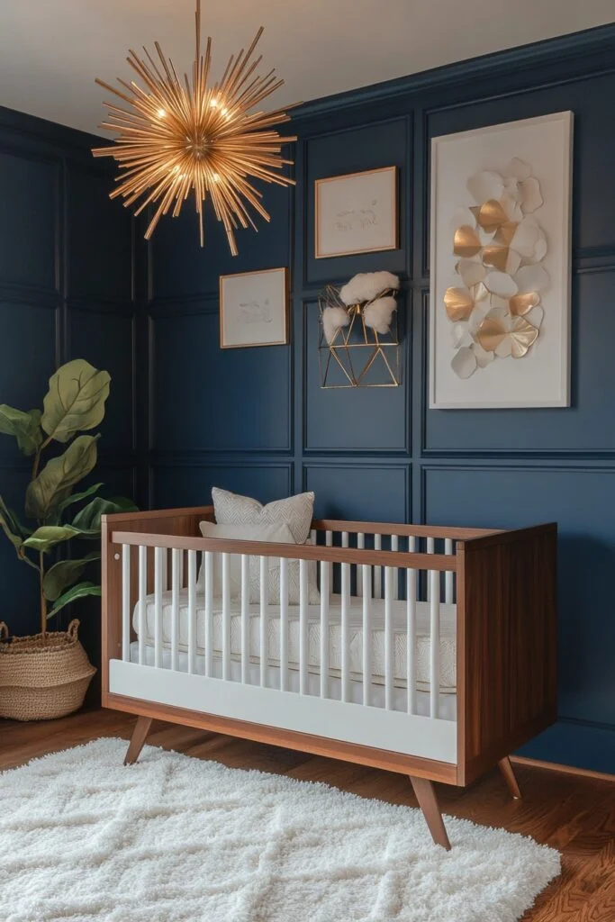 Contemporary Art Deco Luxury Nursery