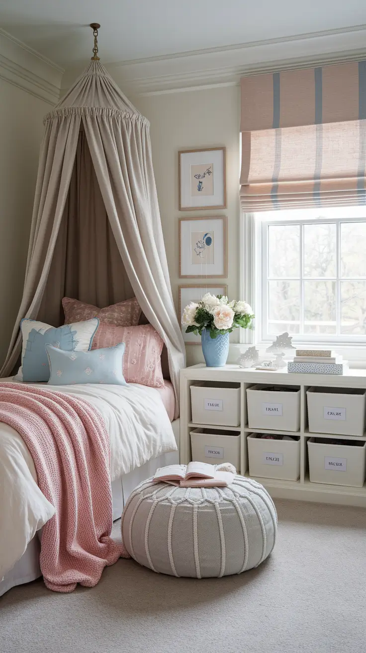 Girls Bedroom Ideas 2026: Aesthetic, Boho, Canopy, Pastel and Smart Storage