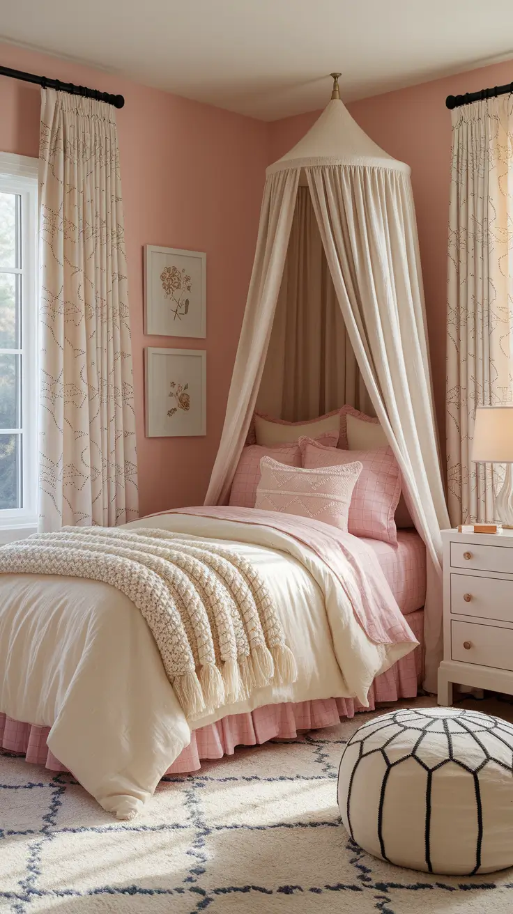 Girls Bedroom Ideas 2026: Aesthetic, Boho, Canopy, Pastel and Smart Storage