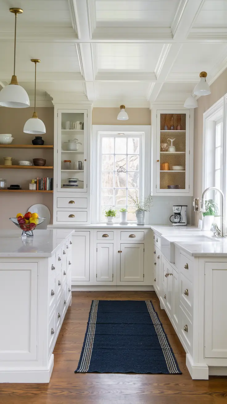 White Kitchen Cabinets Ideas 2026 – Modern, Rustic & Timeless Designs