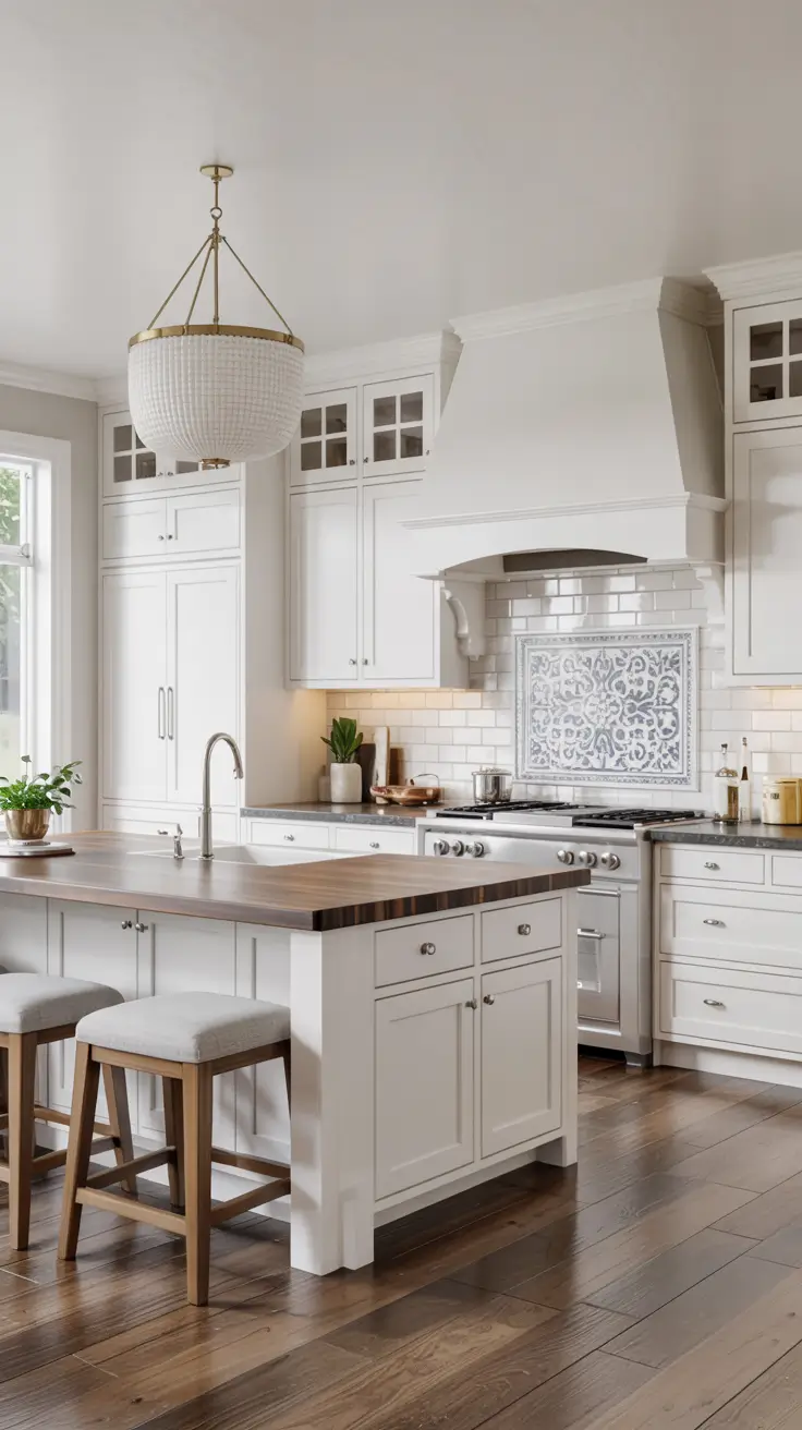White Kitchen Cabinets Ideas 2026 – Modern, Rustic & Timeless Designs