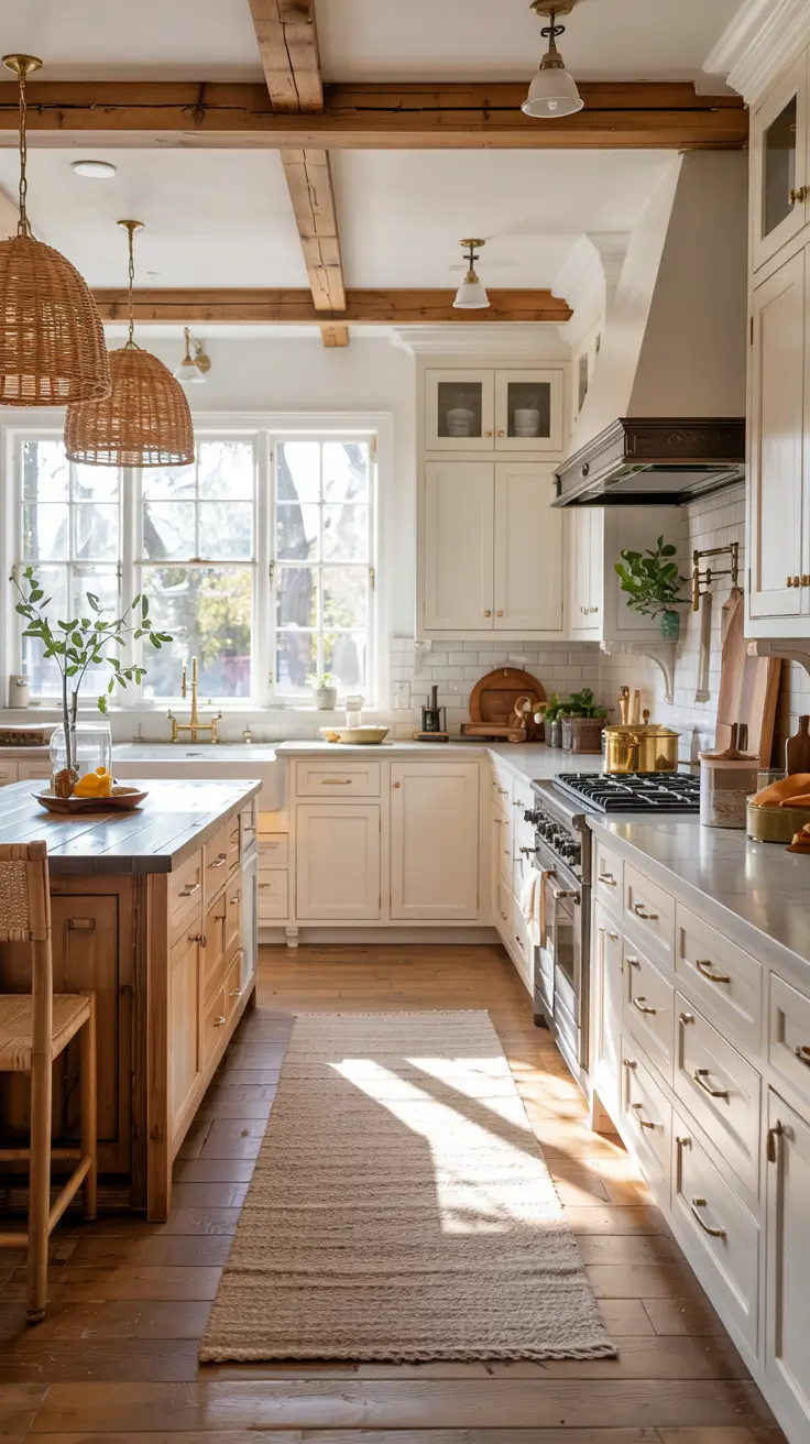 White Kitchen Cabinets Ideas 2026 – Modern, Rustic & Timeless Designs