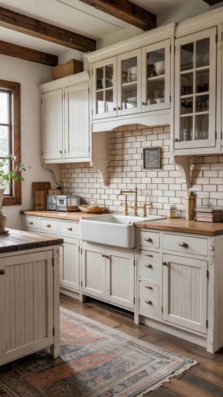 White Kitchen Cabinets Ideas 2026 – Modern, Rustic & Timeless Designs