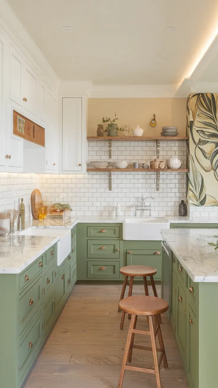 Green Kitchen Ideas 2026: Modern, Farmhouse & Small Space Inspiration