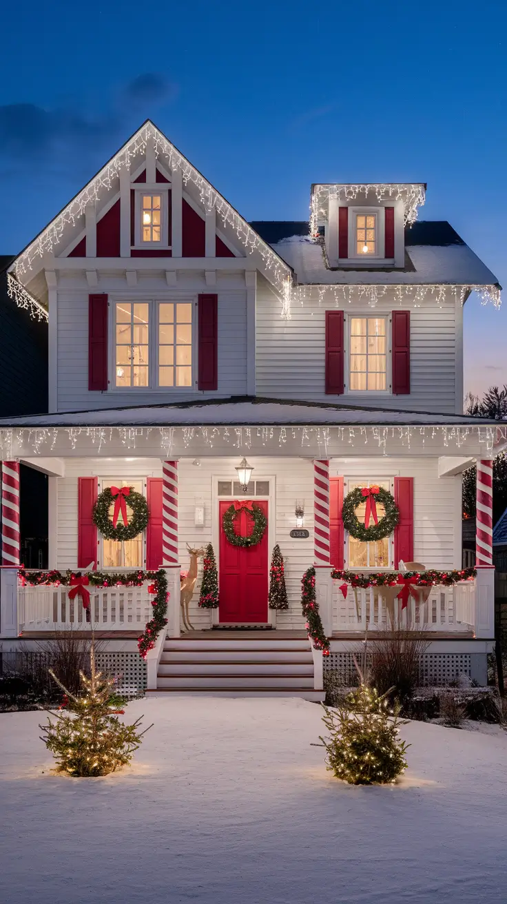 Red and White Christmas Lights 2026: Stunning Outdoor and Tree Decoration Ideas