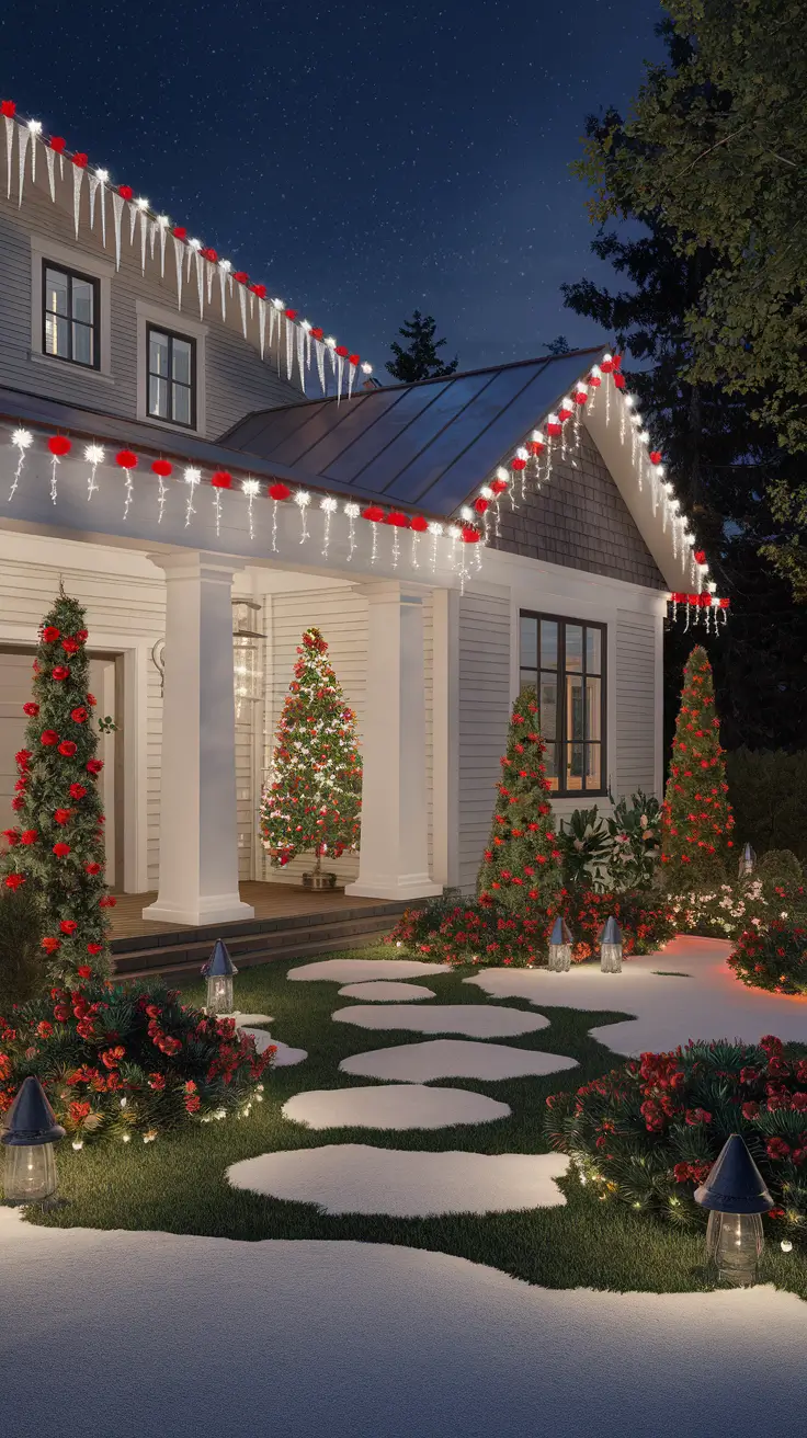 Red and White Christmas Lights 2026: Stunning Outdoor and Tree Decoration Ideas