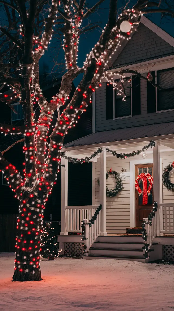Red and White Christmas Lights 2026: Stunning Outdoor and Tree Decoration Ideas