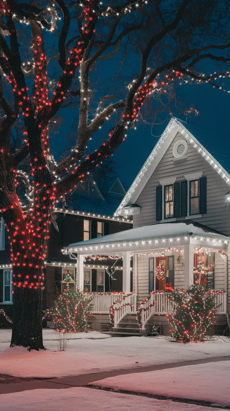 Red and White Christmas Lights 2026: Stunning Outdoor and Tree Decoration Ideas