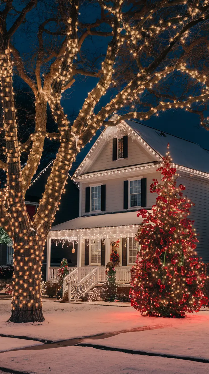Red and White Christmas Lights 2026: Stunning Outdoor and Tree Decoration Ideas