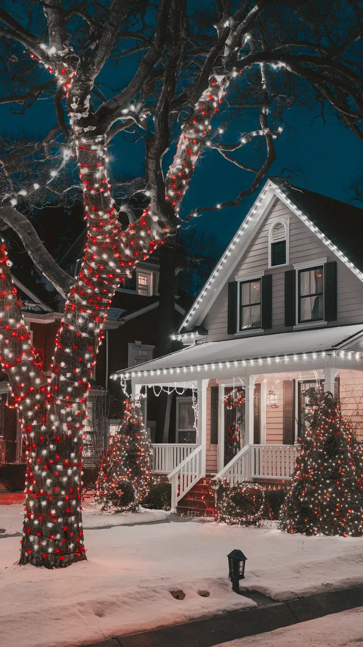 Red and White Christmas Lights 2026: Stunning Outdoor and Tree Decoration Ideas