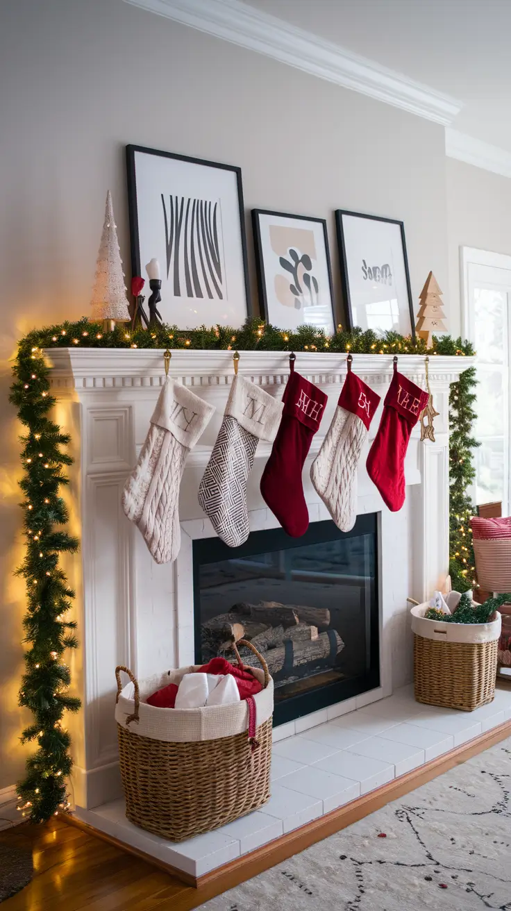 Christmas Mantle Decor Ideas 2026: Elegant, Rustic & Trendy Styles