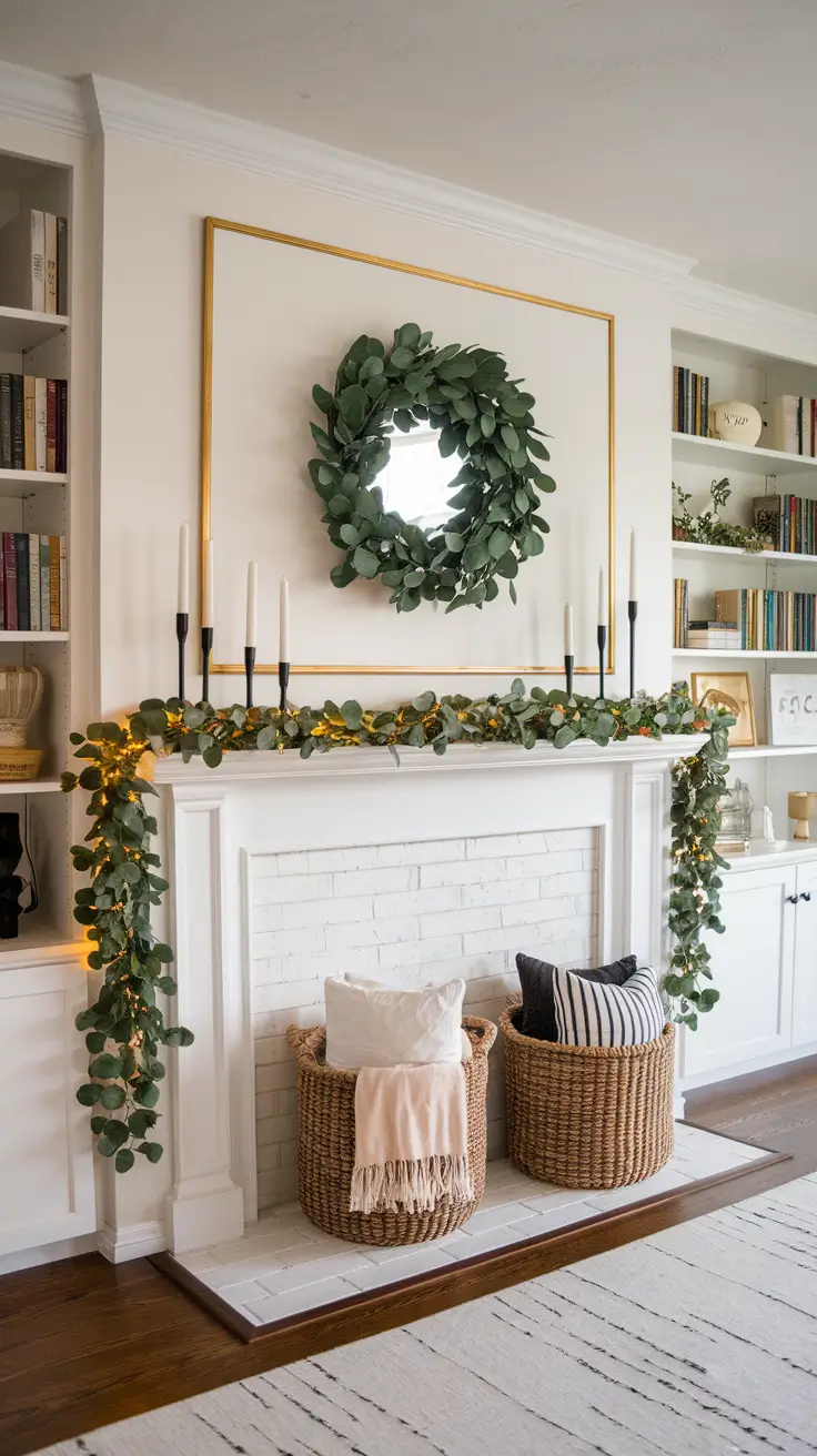 Christmas Mantle Decor Ideas 2026: Elegant, Rustic & Trendy Styles