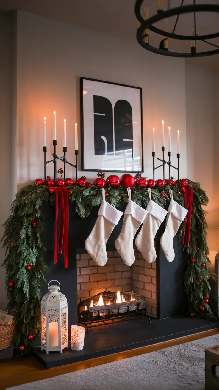 Christmas Mantle Decor Ideas 2026: Elegant, Rustic & Trendy Styles