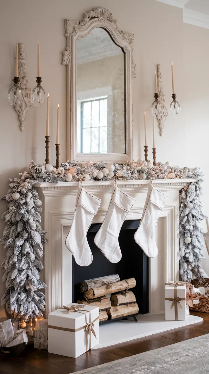 Christmas Mantle Decor Ideas 2026: Elegant, Rustic & Trendy Styles