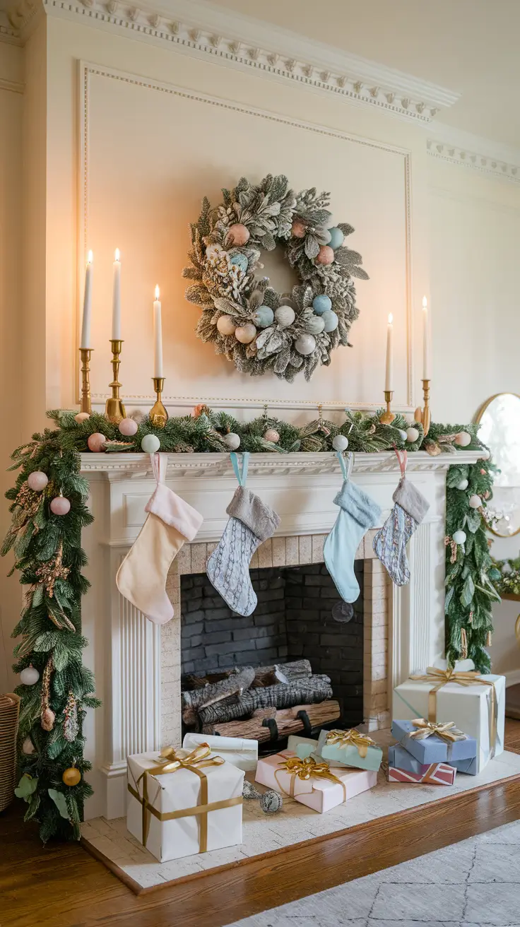 Christmas Mantle Decor Ideas 2026: Elegant, Rustic & Trendy Styles
